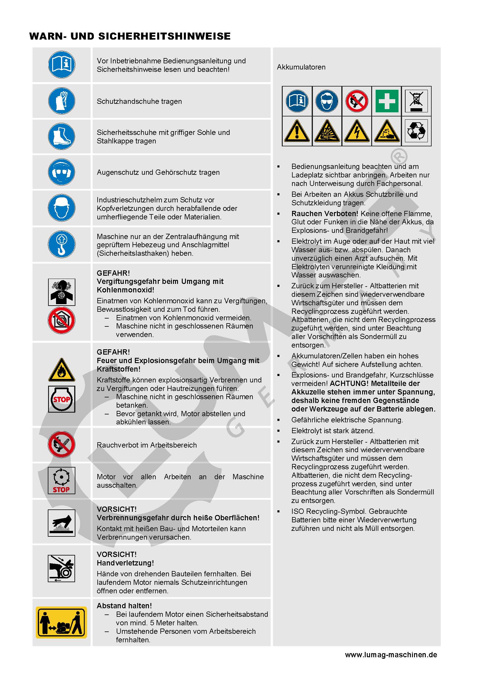 Sicherheitsdatenblatt