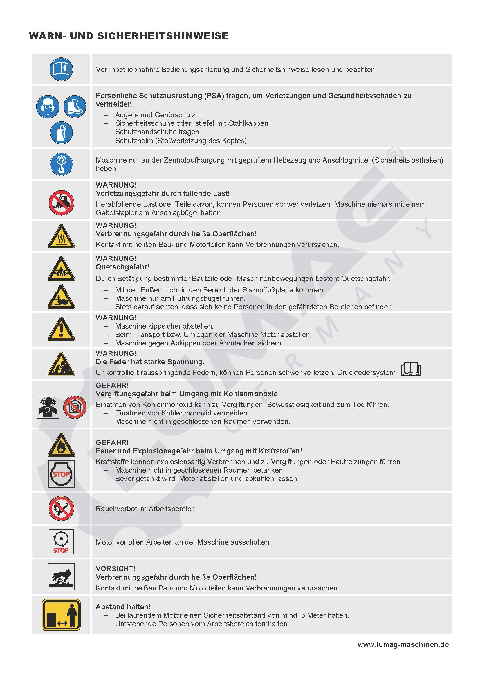 Sicherheitsdatenblatt