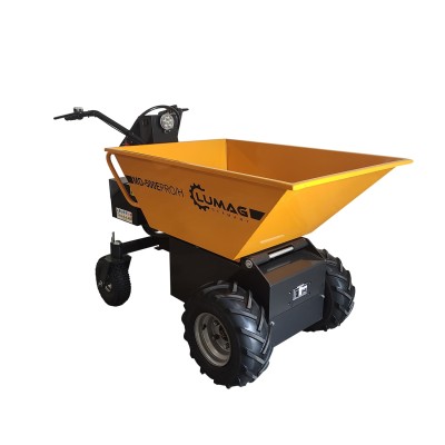 Lumag MD500EPROH Elektro Raddumper mit hydraulischer Kippfunktion und Pendelachse