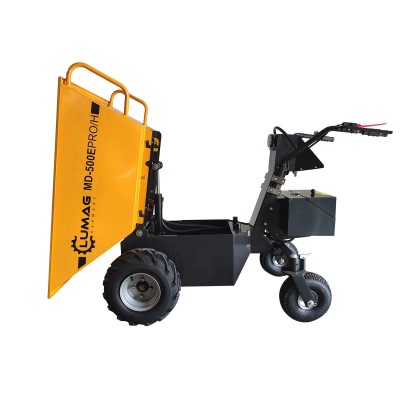 Lumag MD500EPROH Elektro Raddumper mit hydraulischer Kippfunktion und Pendelachse