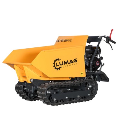 Lumag MD500H-PRO Benzin Raupendumper mit Kipphydraulik inkl. Trittbrett