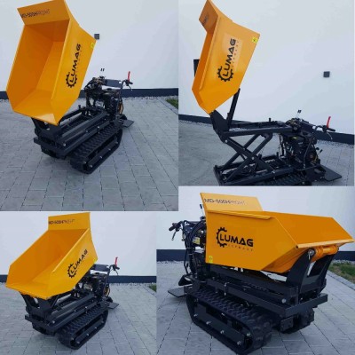 Lumag MD500HPROHT Benzin Raupendumper mit HIGH-TIP-Funktion und Kettenantrieb