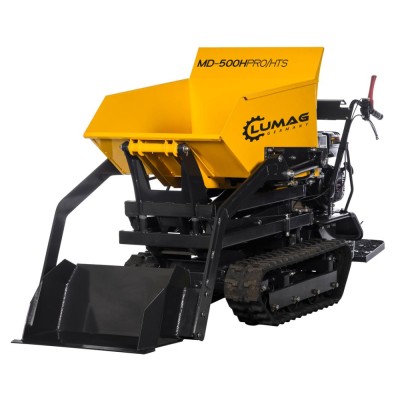 Lumag MD500HProHTS Benzin Raupendumper mit HIGH-TIP-Funktion & Schaufel