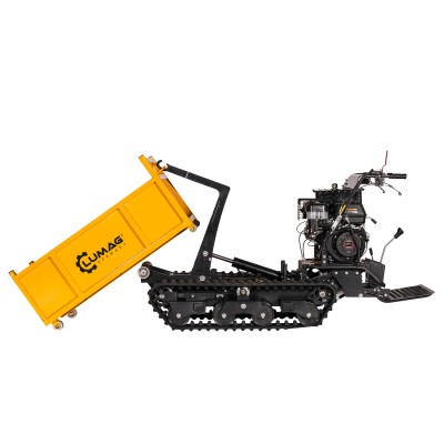 Lumag MD800HPRO-AR hydraulischer Benzin-Raupendumper mit Abrollmulde